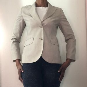 Anne Taylor Loft Plaid Blazer